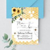 Mama To Beat Honey Bee Baby Shower 招待状
