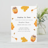 Mama to Beeハニーフレームベビーシャワー 招待状 (スタンド正面)
