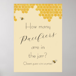 Mama to Bee Baby Shower GamePoster ポスター