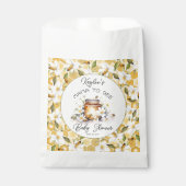 Mama to Bee Flowers and Bees Honey Baby Shower フェイバーバッグ (正面)