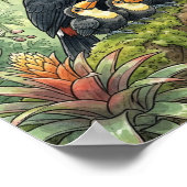 Mama Toucan and Chicks Nursery ポスター (角)