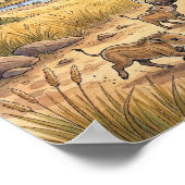 Mama Warthog and Piglets Nursery Poster ポスター (角)