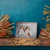 Mama We Love You パーソナライズされた Photo Platーク フォトプラーク (側面)