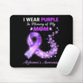 Mama wear purple in memory of mom alzheimer’s マウスパッド (マウス)