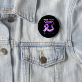 Mama wear purple in memory of mom alzheimer’s 缶バッジ (インサイチュ)