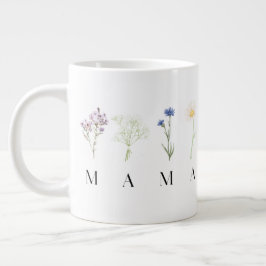 Mama Wild Floral Mother’s Day or Birthday Gift ジャンボコーヒーマグカップ