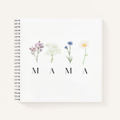 Mama Wild Floral Mother’s Day or Birthday Gift ノートブック (正面)