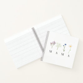 Mama Wild Floral Mother’s Day or Birthday Gift ノートブック
