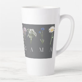 Mama Wildflower Mother's Day Gift カフェラテマグ