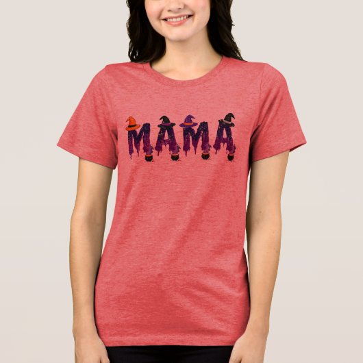 Mama Witchy Vibes トライブレンドＴシャツ (正面)