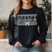 MAMA with Checks and a Bow スウェットシャツ