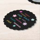 Mama Word 違う in Languages 国際的 ペーパーコースター (アングル)