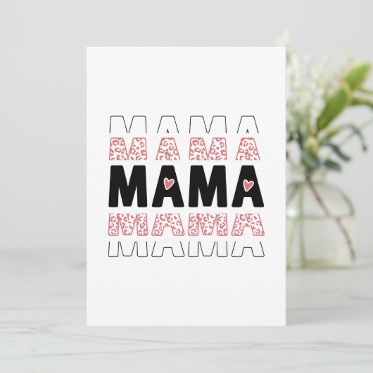 MAMA Word Design – Stylish Gift Idea (スタンド正面)