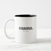 Mama Year Established ツートーンマグカップ (左)