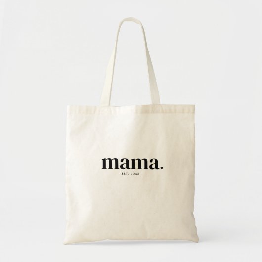 Mama Year Established トートバッグ (正面)