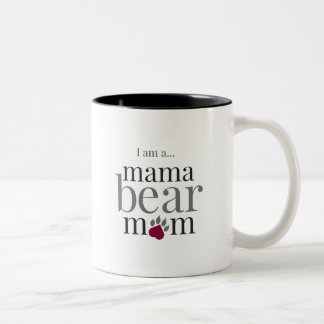 Mamabearのお母さんのマグ ツートーンマグカップ