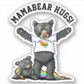 Mamabear Hugsシール シール (正面)
