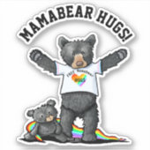 Mamabear Hugsシール シール (正面)