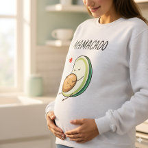 MAMACADO 面白い 妊娠Tシャツ | アボカドママ