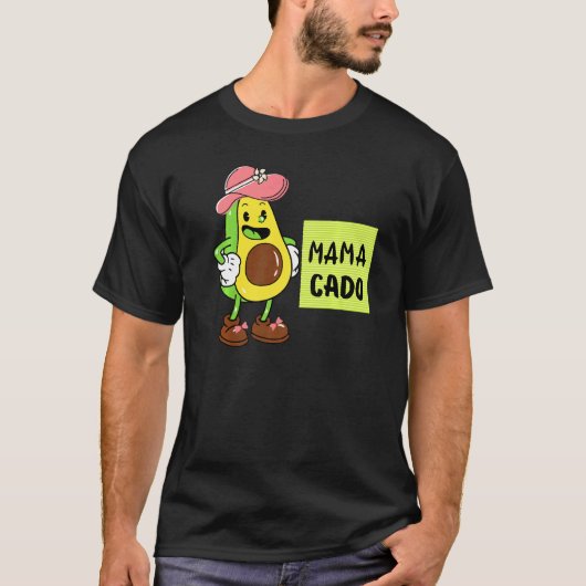 Mamacado Avocado Pregnant Mom Pregnancy Avo   Tシャツ (正面)
