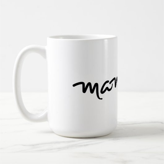 Mamacita ・ 80のハート コーヒーマグカップ (左)