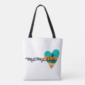 Mamacita ・ 80のハート トートバッグ (裏面)