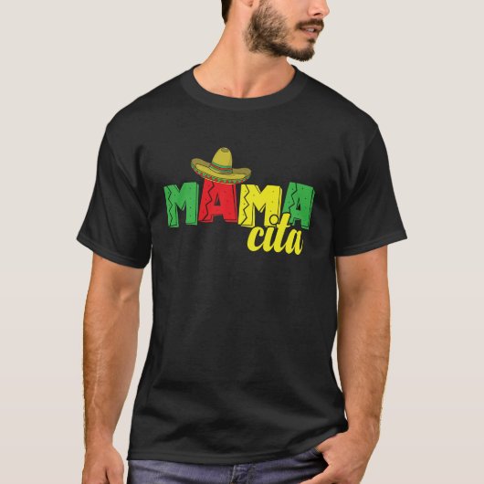 Mamacita Holiday Mexico America USA Tシャツ (正面)