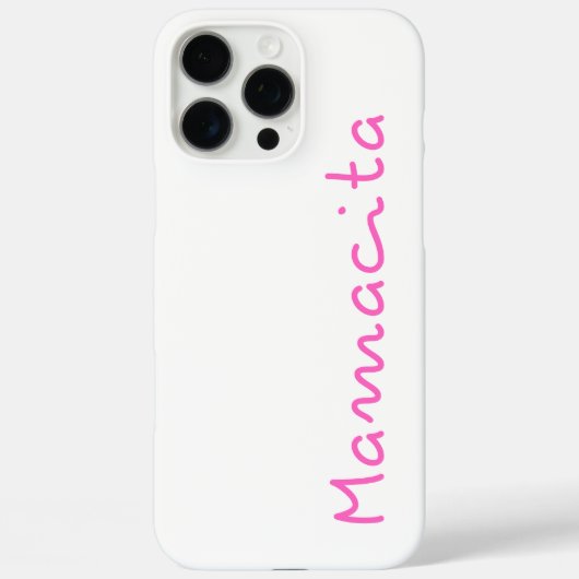 Mamacita iPhoneケース Case-Mate iPhoneケース (裏面)