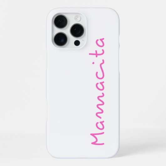 Mamacita iPhoneケース iPhone 16 Pro Maxケース (裏面)