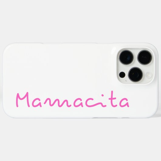 Mamacita iPhone Case Case-Mate iPhoneケース (裏面 (横))