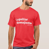 MamajuanaのTシャツを法律化して下さい Tシャツ (正面)