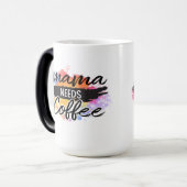 maman a besoin de café モーフィングマグカップ (正面左)