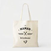 Maman bricoleuse トートバッグ (正面)