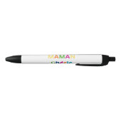 "MAMAN" Cute Pastel Colorful Pen 黒ボールペン (ボトム)