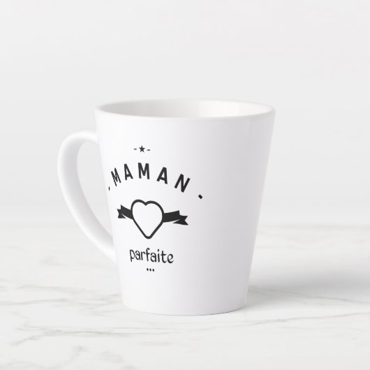 Maman exceptionnelle カフェラテマグ (左アングル)