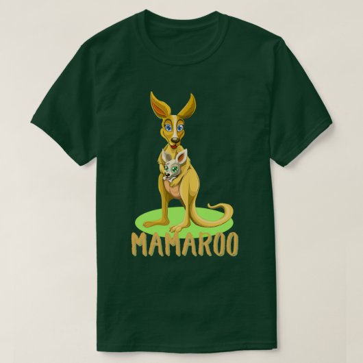 MAMAROOカンガルーマザーズの日 Tシャツ (デザイン正面)