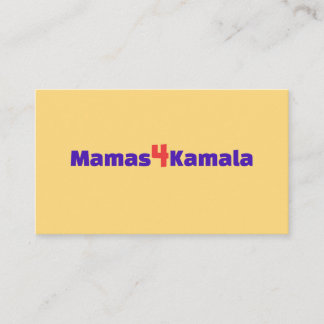 Mamas4Kamalaカード 名刺