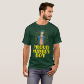 Mamas Boy Mary Our Lady Mother Funny Catholic Humo Tシャツ (正面フル)