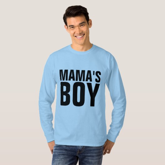 MAMA'S BOY MEN'S (FOR SON) Tシャツ (正面フル)