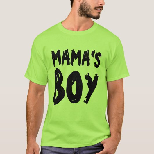 MAMA'S BOY men's SON Tシャツ (正面)