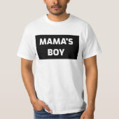 MAMA'S BOY MENS Tシャツ (正面)