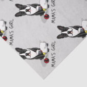 Mama's Girl #2 Boston Terrier （黒） - Cute Dog 薄葉紙 (詳細)