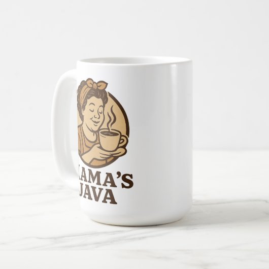 Mama's Java Coffee Mug コーヒーマグカップ (正面左)