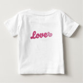 Mama's Love ベビーTシャツ (裏面)