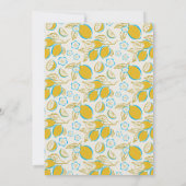 Mama's Main Squeeze Lemon Baby Shower 招待状 (裏面)