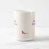 Mama's Sidekick Dog Mom Mug - Navy Blue Farmhouse  コーヒーマグカップ (中央)