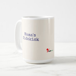 Mama's Sidekick Dog Mom Mug - Navy Blue Farmhouse  コーヒーマグカップ