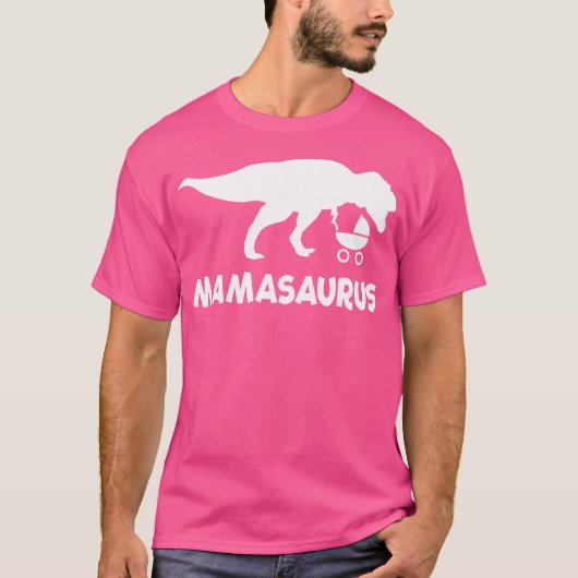 MamasaurusおもしろいママTレックスシャツギフト（恐竜Sh） Tシャツ (正面)