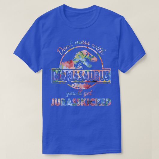 Mamasaurusを台無しにするなJurassbeat Tシャツ (デザイン正面)
