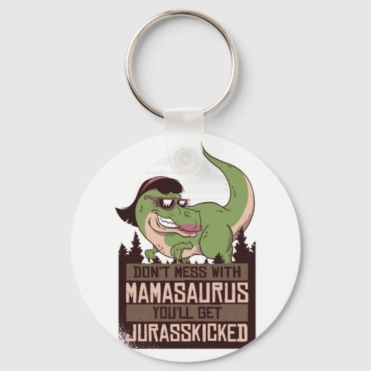 Mamasaurusを台無しにするなJURASSSKIT キーホルダー (正面)